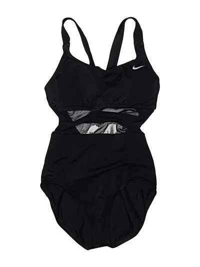 Pre-owned Nike One Piece Swimsuit In Black