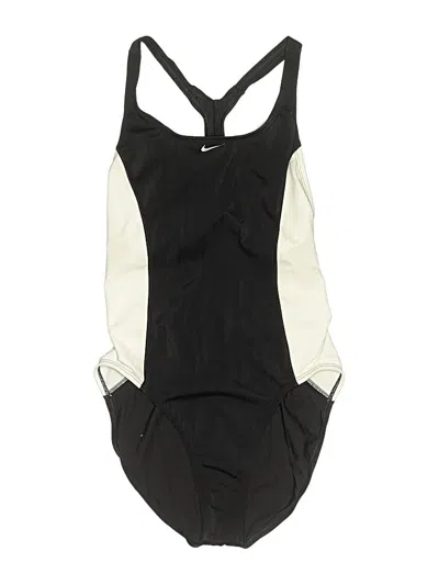 Pre-owned Nike One Piece Swimsuit In Black