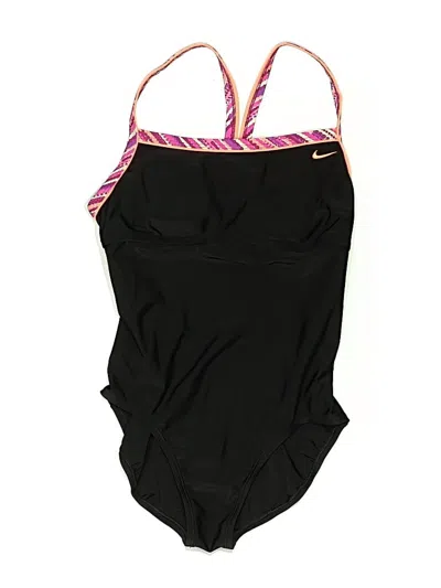 Pre-owned Nike One Piece Swimsuit In Black