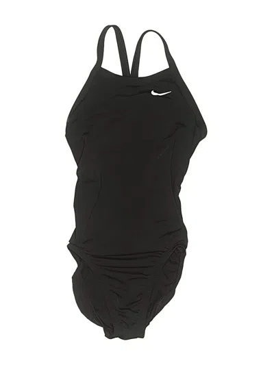 Pre-owned Nike One Piece Swimsuit In Black