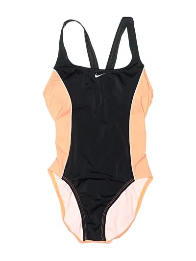 Pre-owned Nike One Piece Swimsuit In Black