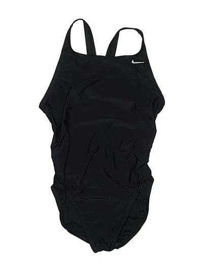 Pre-owned Nike One Piece Swimsuit In Black