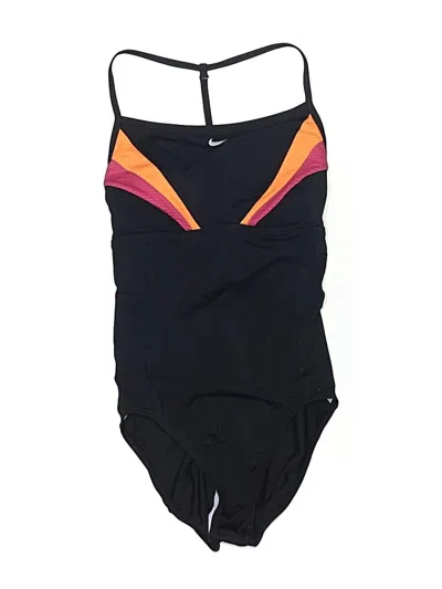 Pre-owned Nike One Piece Swimsuit In Black