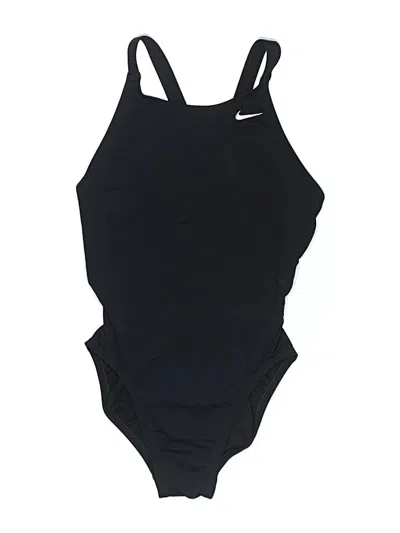 Pre-owned Nike One Piece Swimsuit In Black