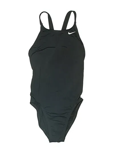 Pre-owned Nike One Piece Swimsuit In Black