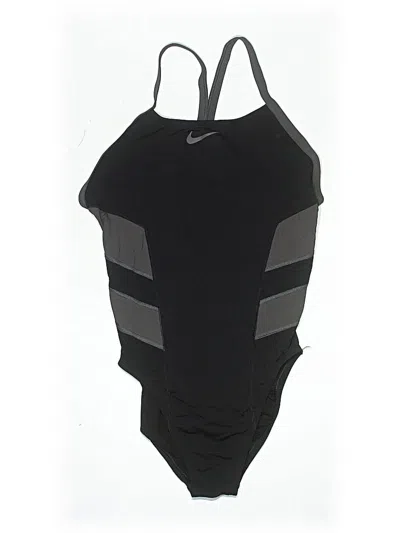 Pre-owned Nike One Piece Swimsuit In Black