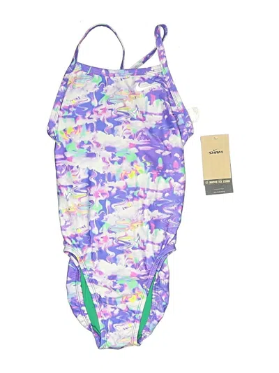 Pre-owned Nike One Piece Swimsuit In Purple