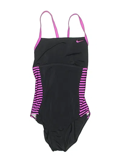 Pre-owned Nike One Piece Swimsuit In Purple