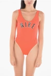 Nike One Piece Swimsuit With Contrasting Logo-print