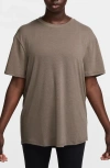 Nike One Relaxed Dri-fit T-shirt In Brown