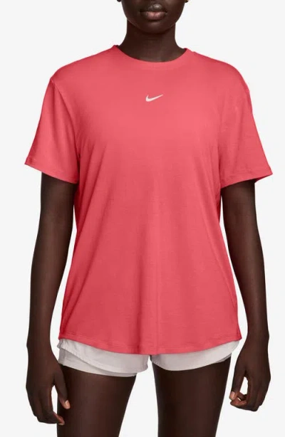 Nike One Relaxed Dri-fit T-shirt In Pink
