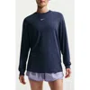 Nike One Relaxed Dri-fit Top In Blue