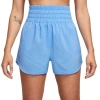 Nike One Dx6642-412 Shorts Womens Blue Dri-fit Pull On High-waisted Srt102 In Blue