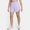 Nike One Shorts Womens Lilac Bloom Dri-fit Brief-lined Ultra High-waist Srt152 In Purple