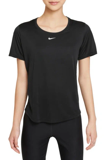 Nike One Stand Dri-fit T-shirt In Black/ White