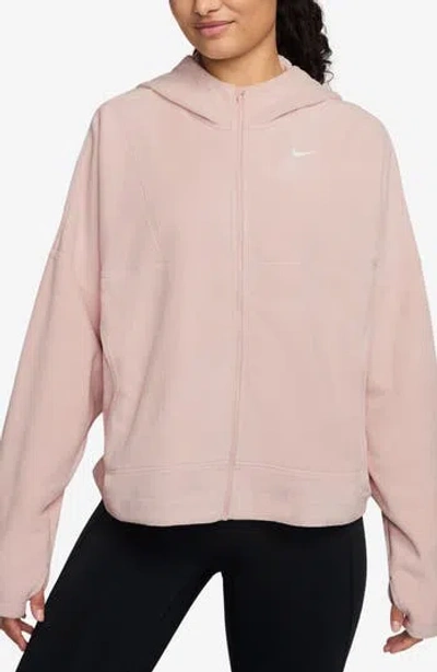 Nike One Therma-fit Full Zip Jacket In Pink