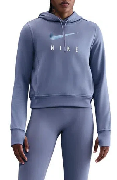 Nike One Therma-fit Hoodie In Blue