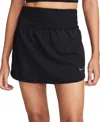Nike One Women's Dri-fit Ultra High-waist Pull-on Skort In Black,black