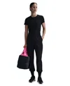 Nike Women's One Dri-fit High-waisted 7/8 Jogger Pants In Black,blac