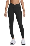 Nike One Wrap High Waisted 7/8 Leggings In Black/cool Grey