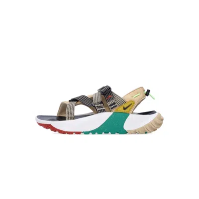 Nike Oneonta Men's Sandal Sandal Sesame/black/off Noir/stadium Green In Multi