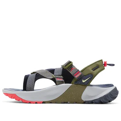 Nike Oneonta Sandal 'rough Green Obsidian Grey' In Multi