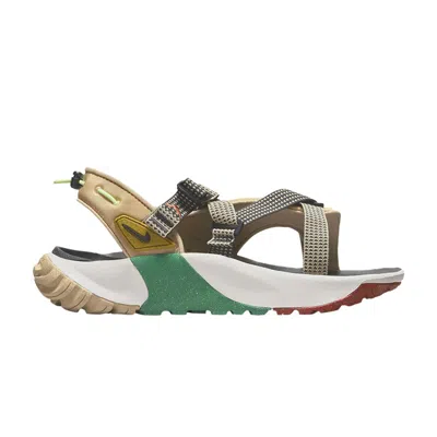 Pre-owned Nike Oneonta Sandal 'sesame Stadium Green' In Brown