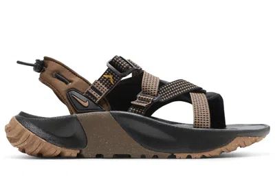 Pre-owned Nike Oneonta (women's) Sneakers In Black/cocao Wow/gum Medium Brown In Multi