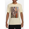 Nike Open Stripe Graphic T-shirt In Multi