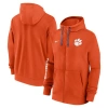Nike Clemson Tigers Sideline Team Issue  Men's College Full-zip Hoodie In Orange