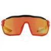 Nike Orange Mirror Shield Unisex Sunglasses  Show X Rush Team Fd1887 891 58