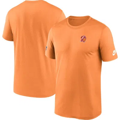 Nike Orange Tampa Bay Buccaneers Sideline Alt Pack Small Logo Legend Performance T-shirt