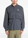 Nike Orb Weaver Multiple-pocket Shirt In Gray