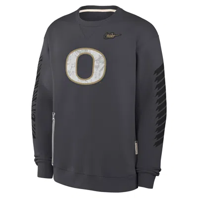 Nike Oregon Alt Menâs  Men's College Pullover Crew In Gray