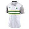 Nike White/gray Oregon Ducks Athletic Prep Legacy Logo Vapor Performance Polo In Multi