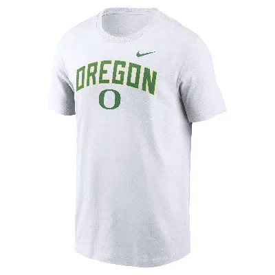 Nike Oregon Ducks Blitz  Men's College T-shirt In White