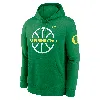 Nike Oregon Ducks Club Basketball Icon  Men's College Pullover Hoodie In Green