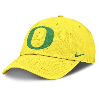 Nike Oregon Ducks Primetime Club  Men's College Adjustable Hat In Yellow