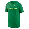 Nike Oregon Ducks Primetime Wordmark  Men's College T-shirt In Green