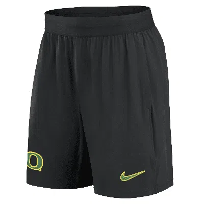 Nike Oregon Ducks Sideline  Men's Dri-fit College Shorts In Black