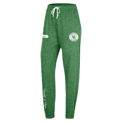 Nike Oregon Gym Vintage  Women's College Jogger Pants In Green