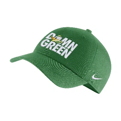 Nike Oregon Heritage86  Unisex College Adjustable Cap In Green