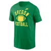Nike Men's Green Oregon Ducks Essential Baseball Arch T-shirt In Green