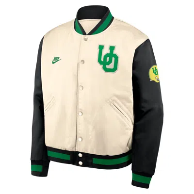 Nike Oregon Legacy  Men's College Full-snap Bomber Jacket In Multi