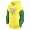Nike Oregon Legacy Phoenix  Women's College Pullover Hoodie In Yellow