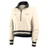 Nike Tan Oregon Ducks Legacy Half-zip Sweatshirt In Brown