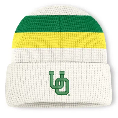 Nike Oregon  Men's College Cuffed Beanie In White