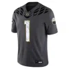 Nike Oregon Menâs  Men's Dri-fit College Game Jersey In Black