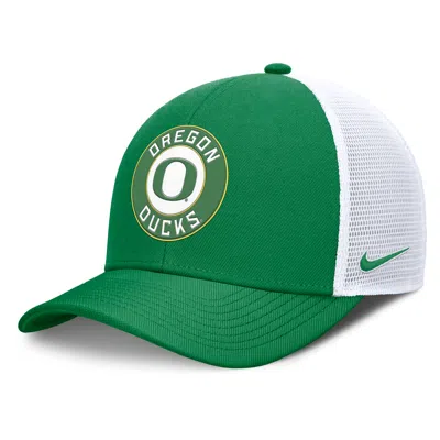 NIKE OREGON PRIMETIME RISE  MEN'S DRI-FIT COLLEGE TRUCKER ADJUSTABLE HAT,1015905308