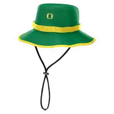 Nike Green Oregon Ducks 2025 Sideline Apex Boonie Bucket Hat